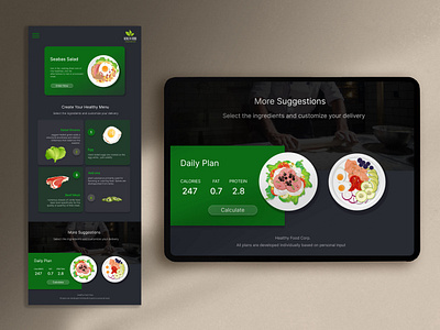 Healthy Food Mobile App