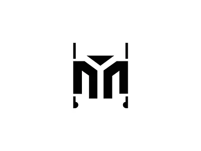 M monogram logo 3d animation branding graphic design logo motion graphics ui