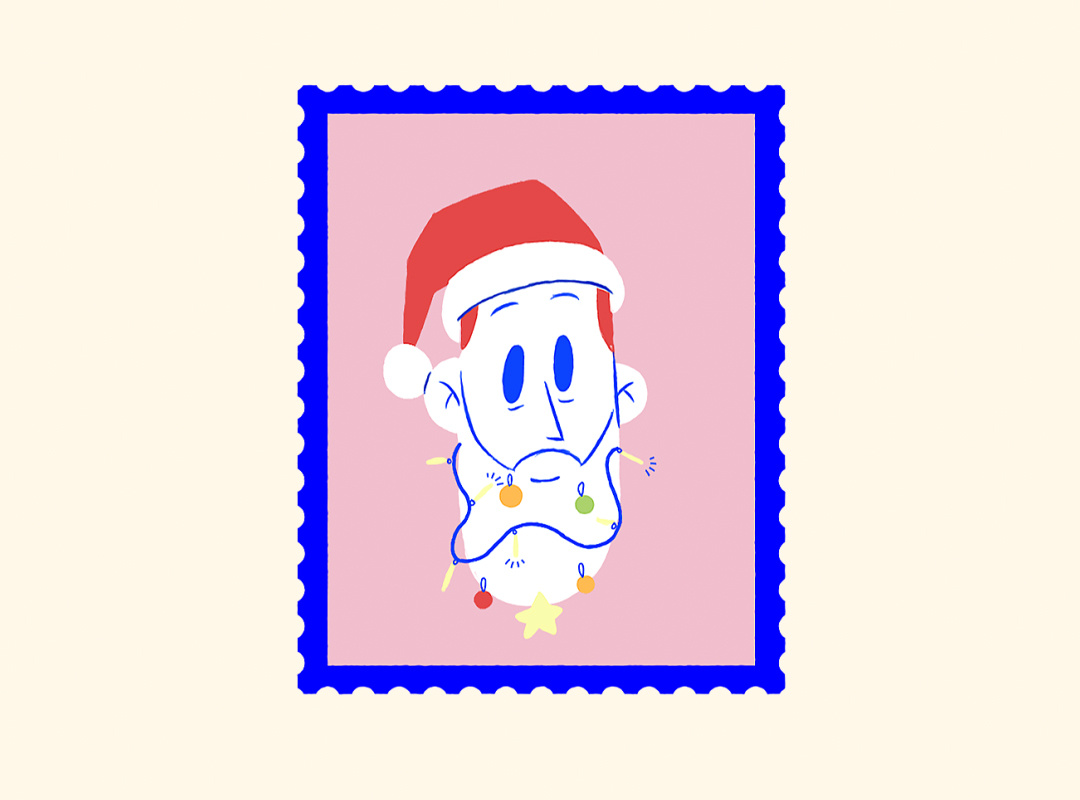Spread a little happiness animation christmas frame by frame illustration