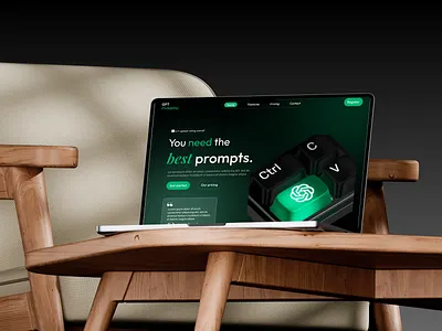 ChatGpt Website UI Design in Figma | Animation in Figma .. 3d animation app bangladesh chatgpt design digital design foryou graphic design logo portfolio prompt ui uiux design userinterface ux ux starion website