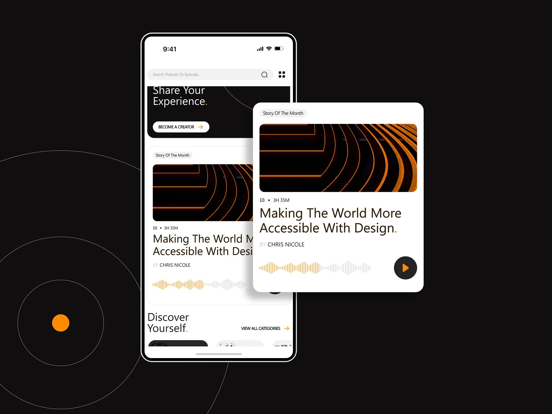 PodBox - For everyday podcasts androidapp app branding clean dailyui design iosapp mobileapp music new podcast podcastapp stories ui ui design uiux user interface userexperience ux uxui