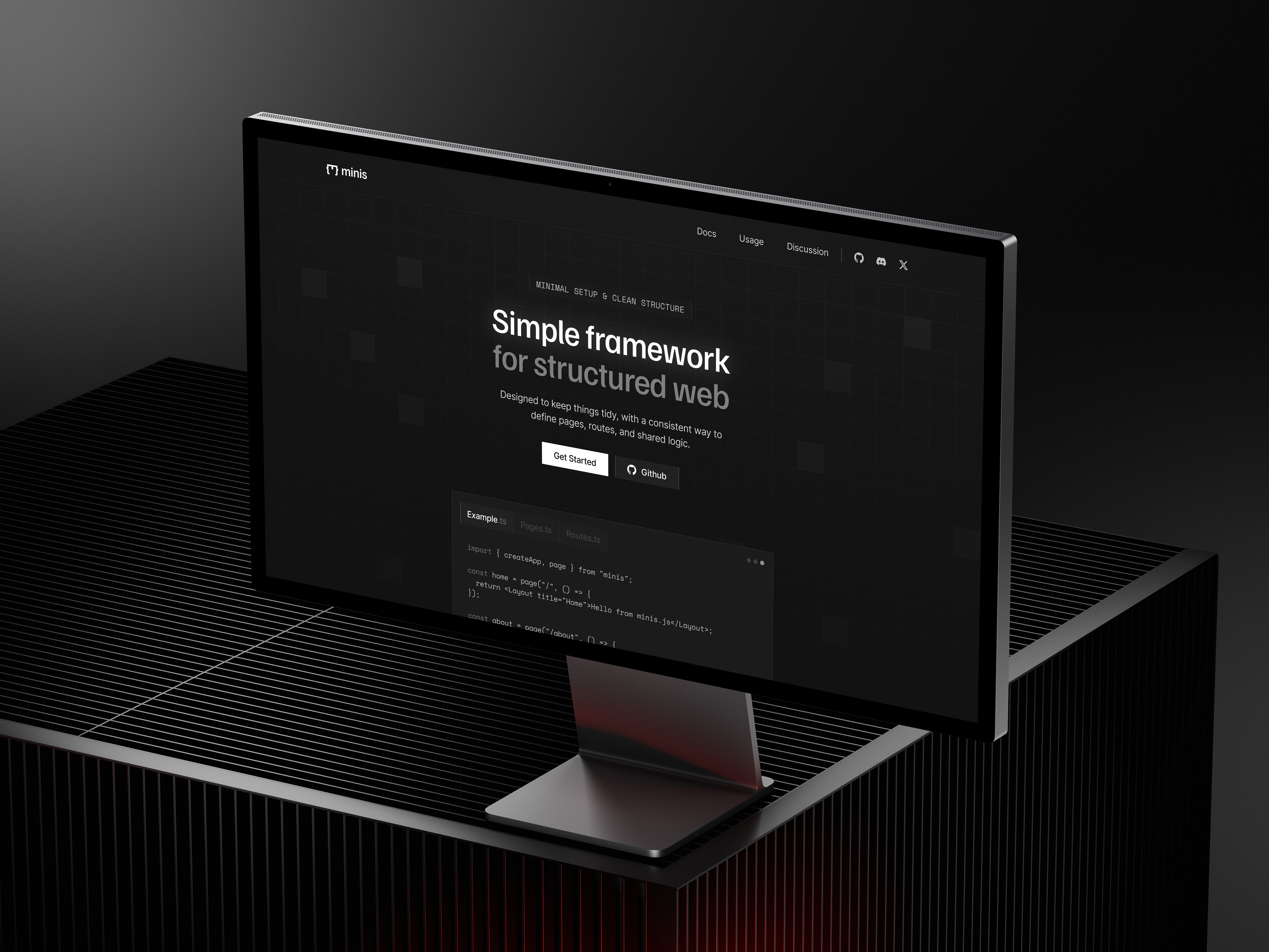 Javascript Framework - Hero Design design graphic design landingpage ui uidesign uiux