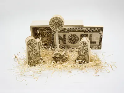 Custom Wooden Nativity Set baby jesus bible branding church client gift handmade jesus kidmin kids ministry kidsmin mary and joseph nativity woodcut woodwork woodworking