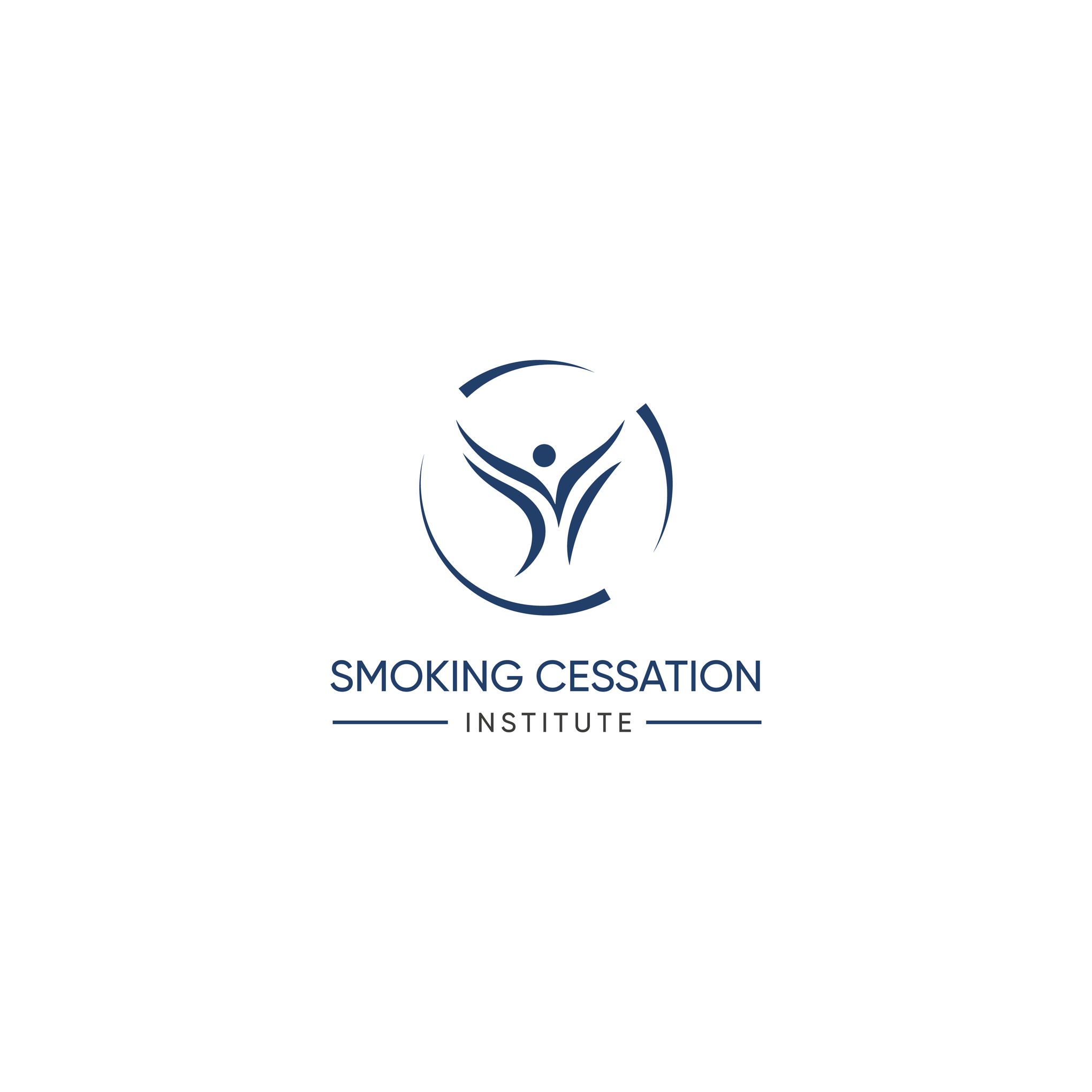 Smoking Cessation Institute – Healthcare Logo Design brandidentity graphicdesign healthcarebranding logodesign medicallogo minimallogo smokingcessation wellnessbrand
