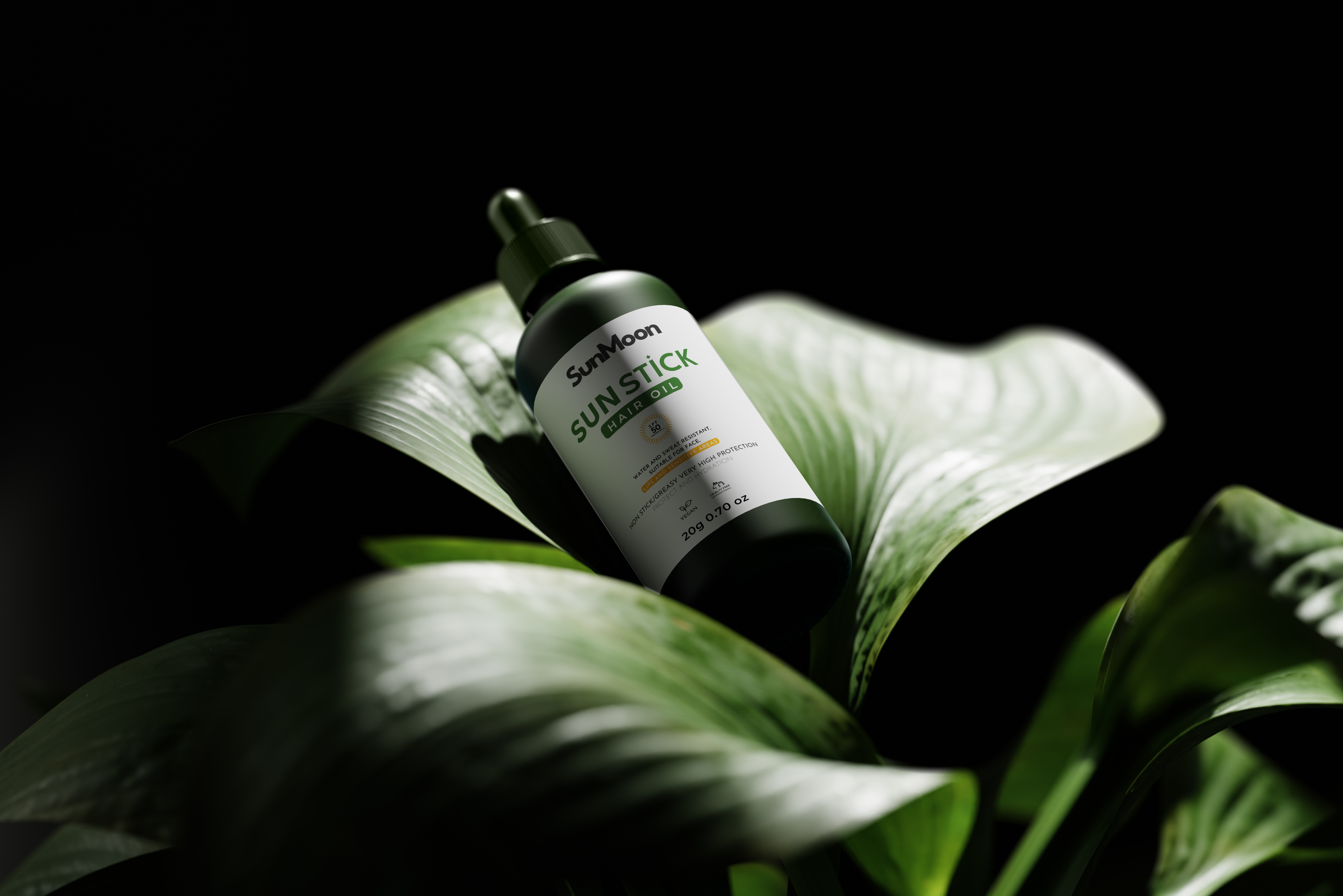 Sunstick Serum label bottle design amazon beauty botanical boho box design brand logo branding coffee bag cosmetic label design graphic design hair label design logo packaging design serum bottle label skin care spa tube label