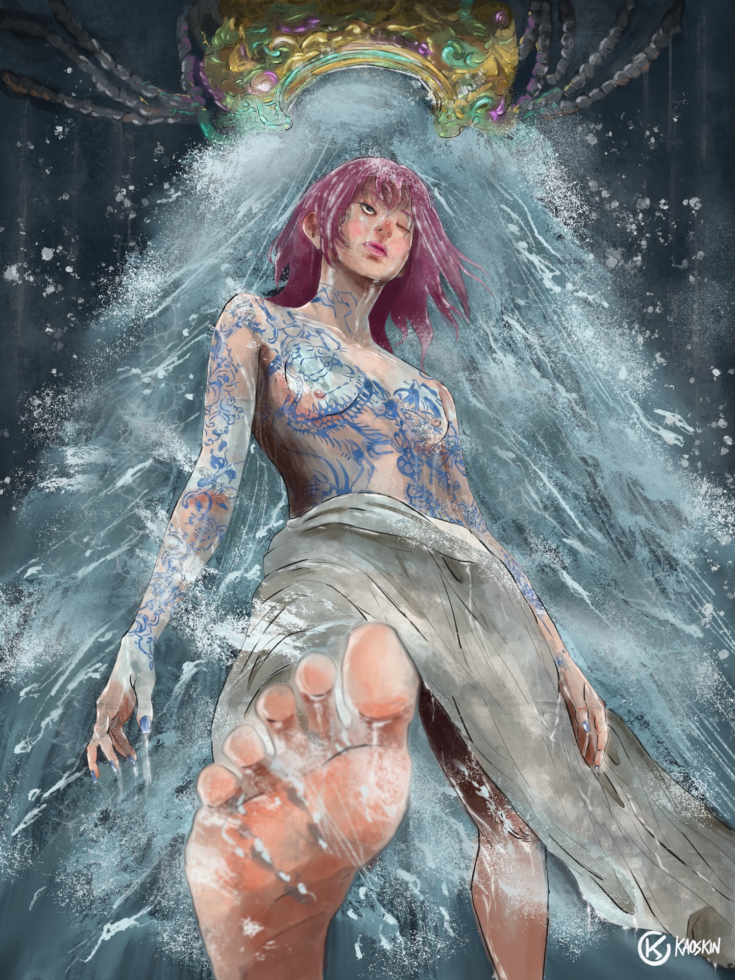 WET characterdesign conceptart contemporaryart digitalart illu illustration procreate procreateart visualidentity