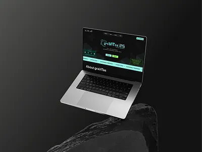 graVITas'25 Website - Event UI Design app branding design graphic design illustration logo typography ui uiux ux vector