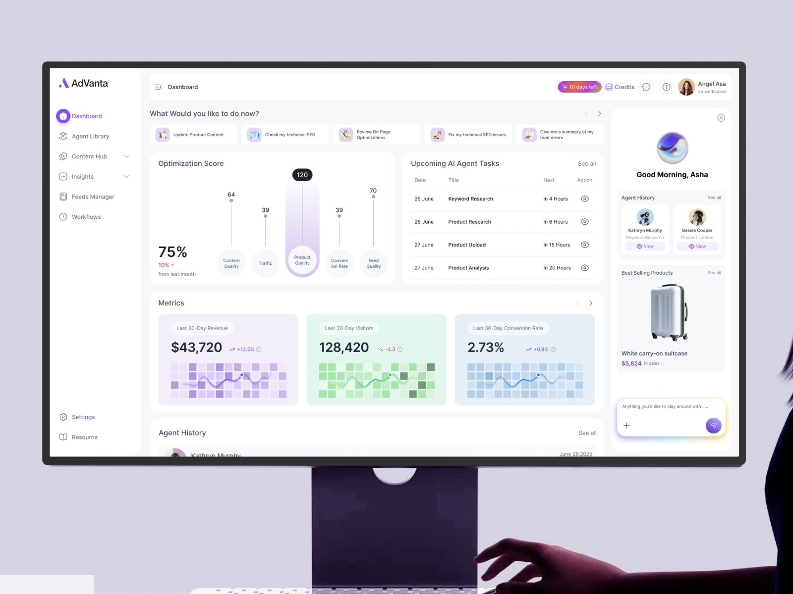 AI Powered SaaS Marketing Automation LLM UXUI Design Case Study agent based saas ai ai saas dashboard aiagentplatform app design case study dashbaord design data visualization design landing page llm saas platform llmtools marketing automation ui marketing tools modern web app ui saas saasdesign seo landing page startup dashboard website