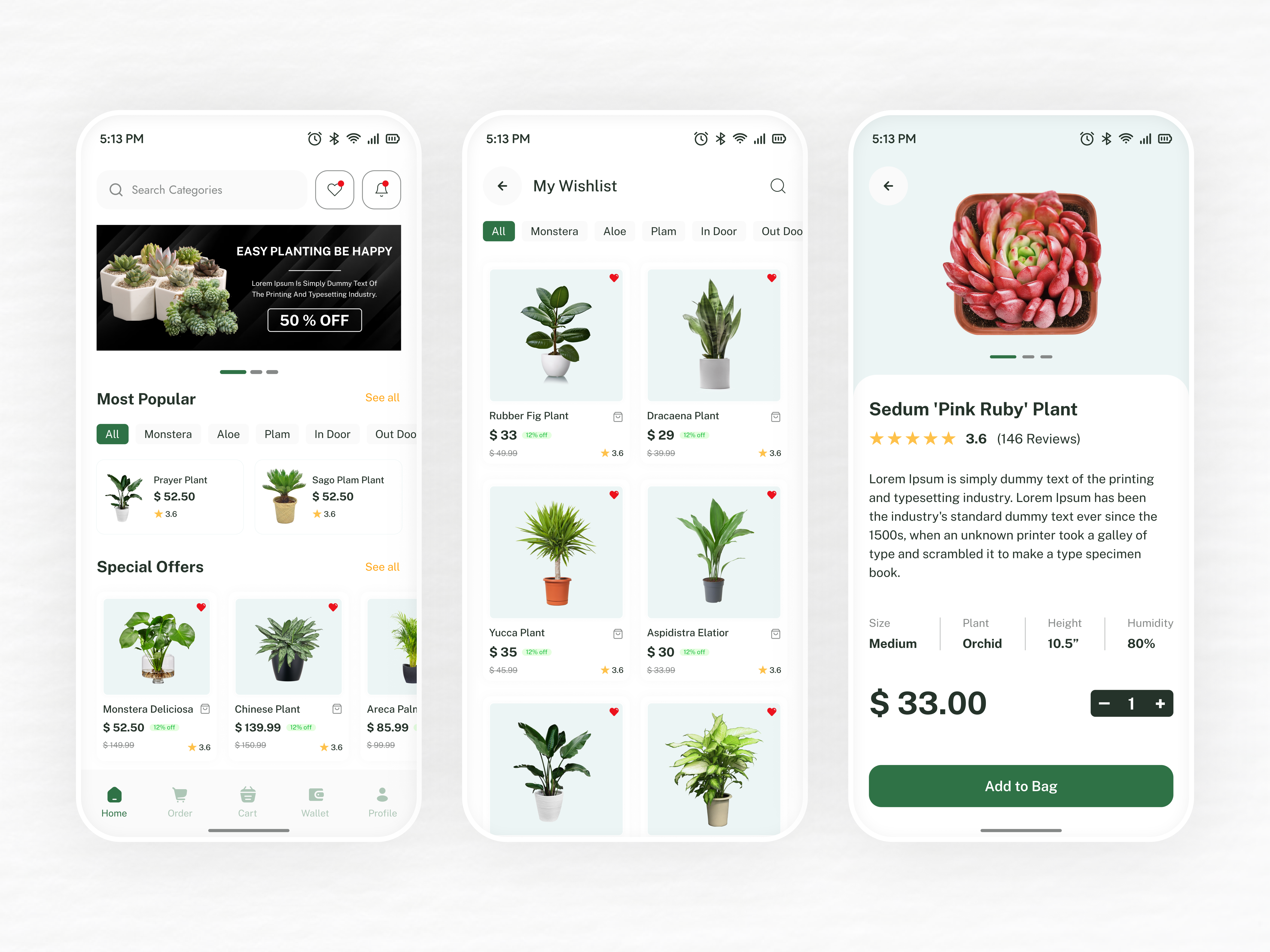 Example of Mobile App UI Design 