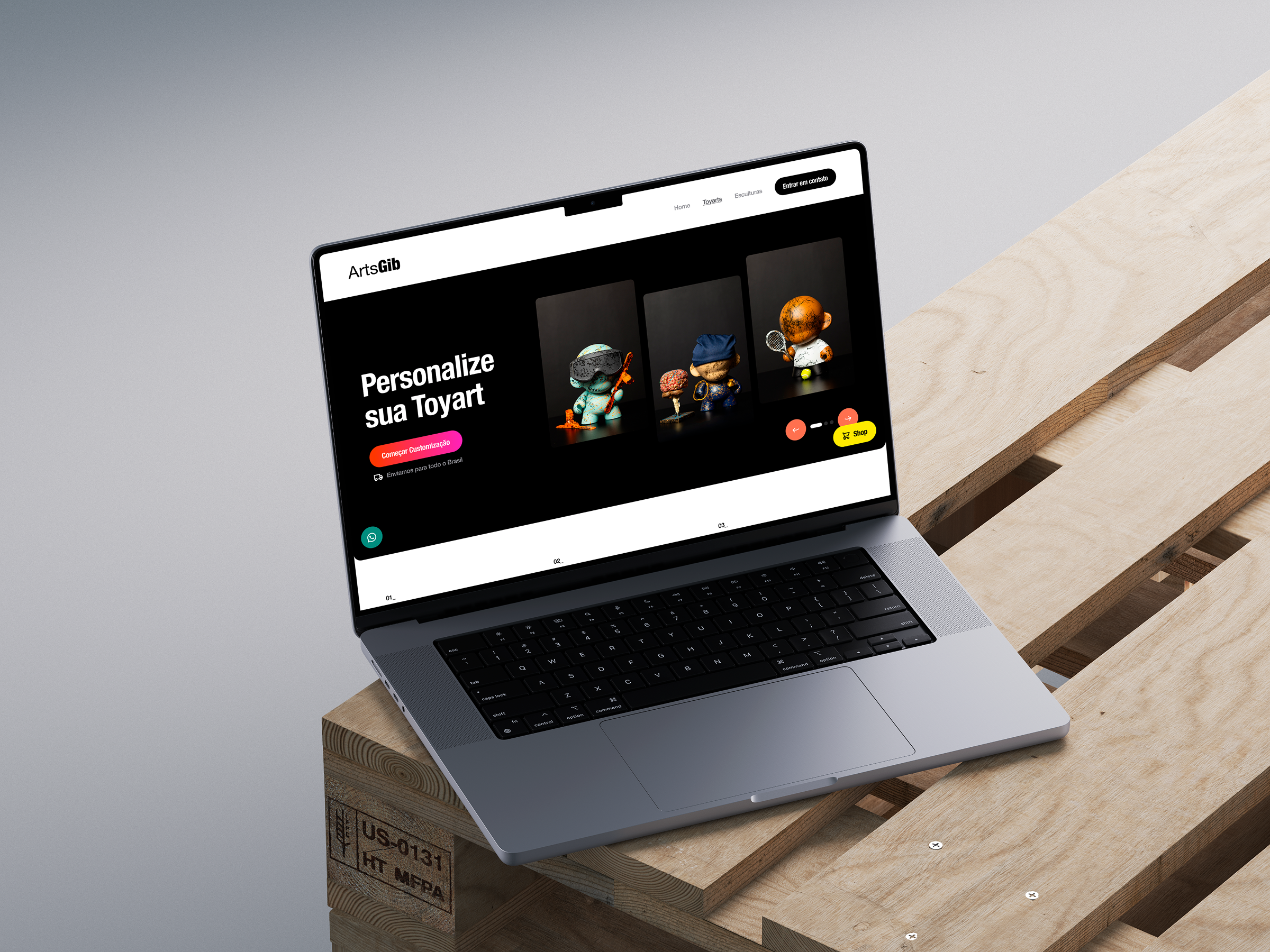 Example of Website Or Landing Page