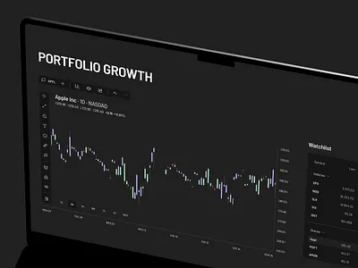 Portfolio growth dashboard analytics ui chart interface dashboard dashboard ui data visualization design finance dashboard financial charts investment interface market analysis portfolio growth product design stock market ui trading trading platform ui user ineterface ux web website