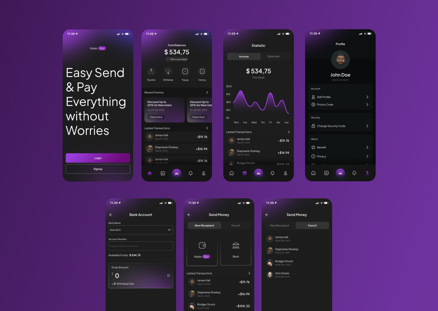 Crypto Wallet App Design app design crypto wallet portfolio ui ui ux design ux wallet