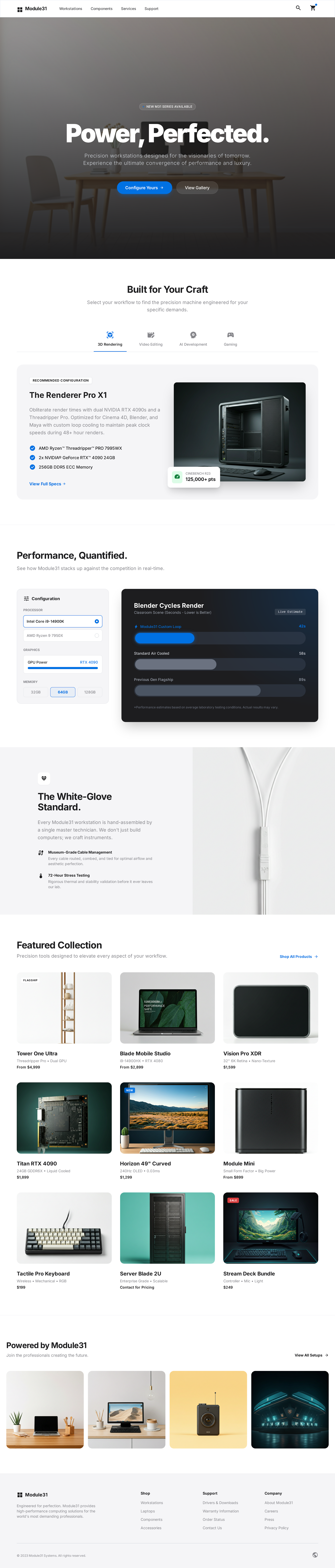 Module31 e commerce landing page ui web design