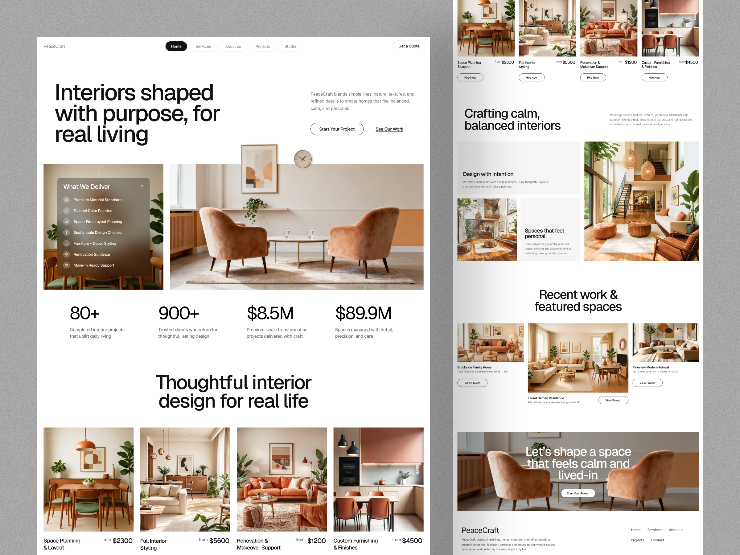 Example of Framer Website Development (3–6 Pages)