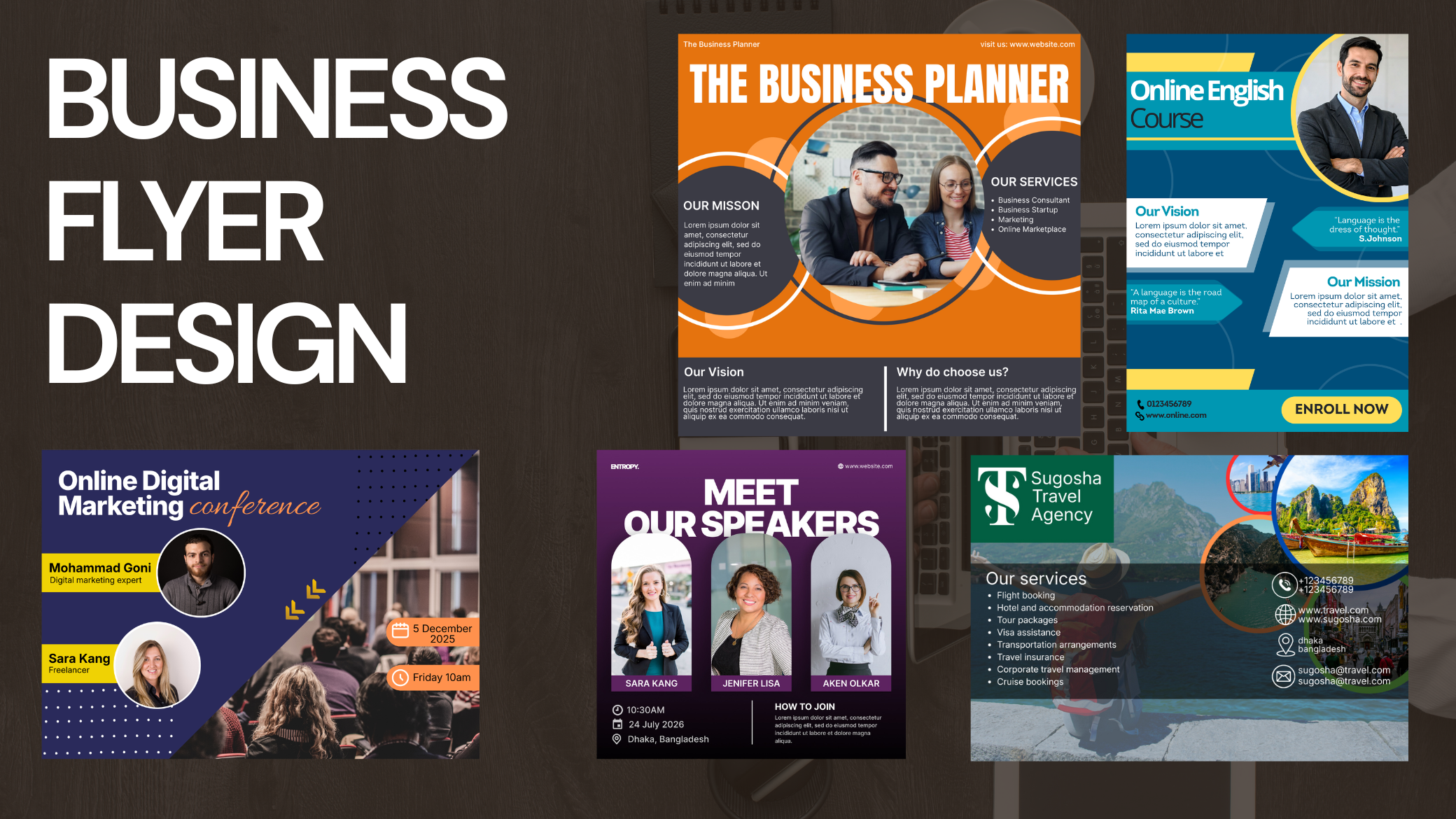 Business Flyer Design branding design flyers graphic design illustration poster social media typography