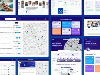 UX/UI Design & Full Web Development for Opus Platform branding development graphic design logo ui ux website