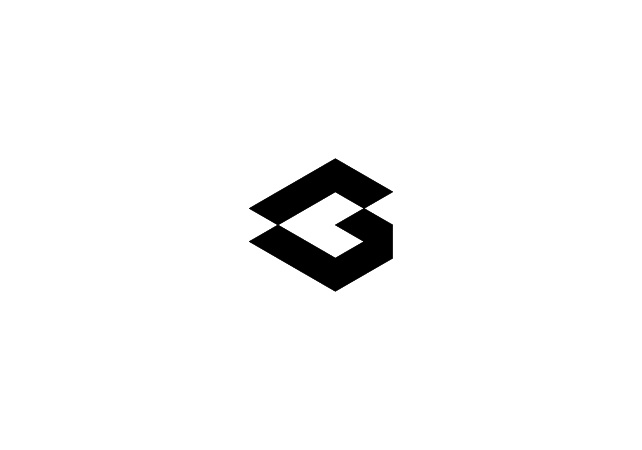 Geometric Letter G Logo abstract bold logo branding brandmark g letter logo g logo geometric grid lettermark logo logo design logo for sale minimalist logo negative space