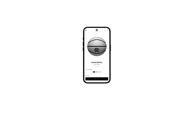 Basketball 3d 3d animation basketball e commerce interaction iphone minimal mobile motion spline sport