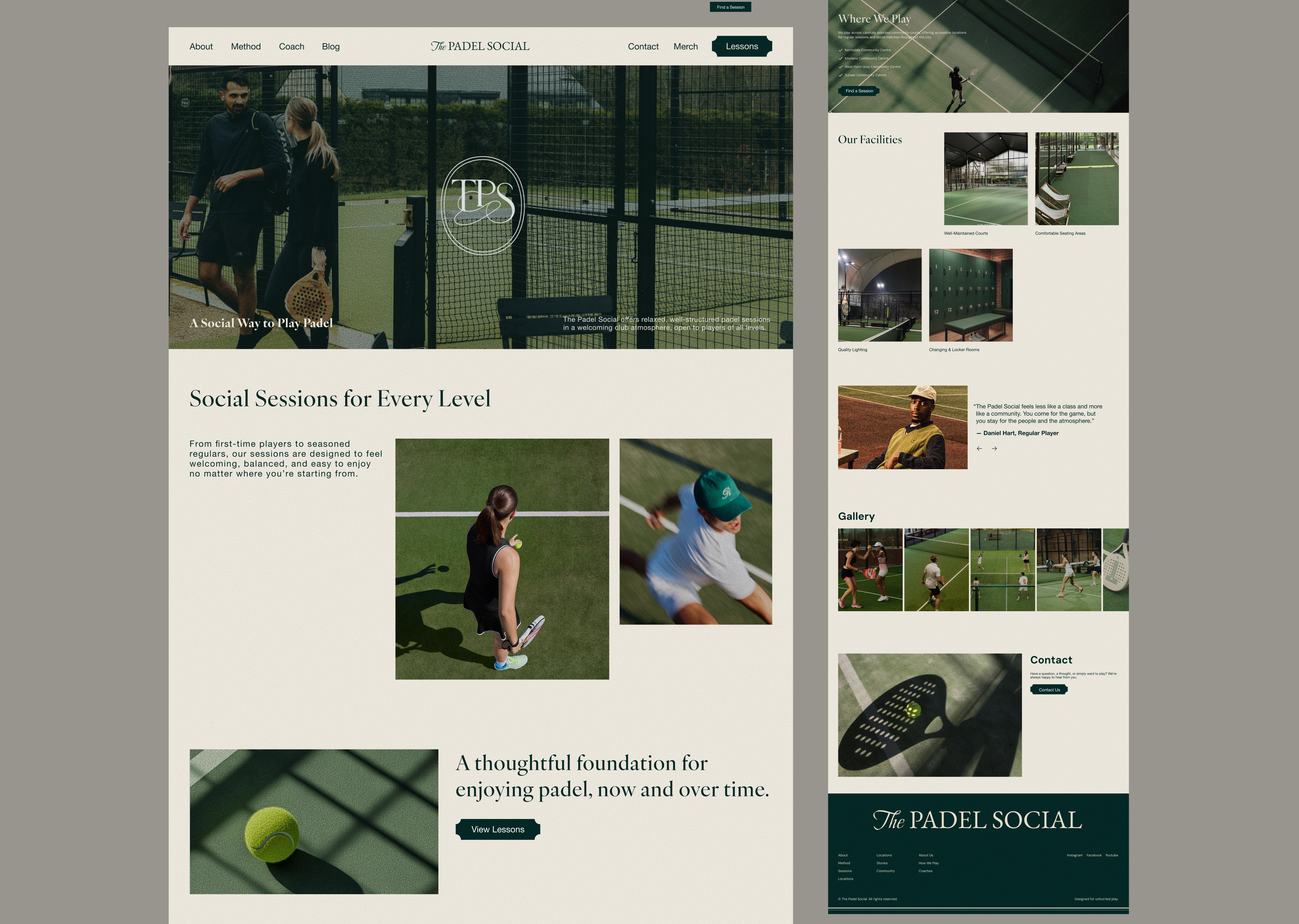 Example of Landing Page & Website UI Design