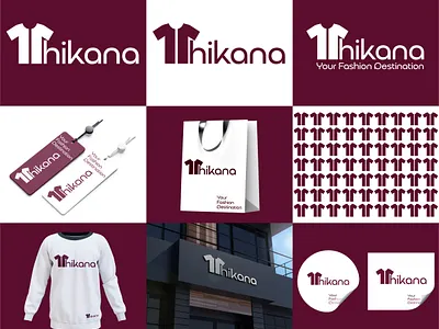 Thikana – Clothing Brand Logo & Identity branding graphic design logo