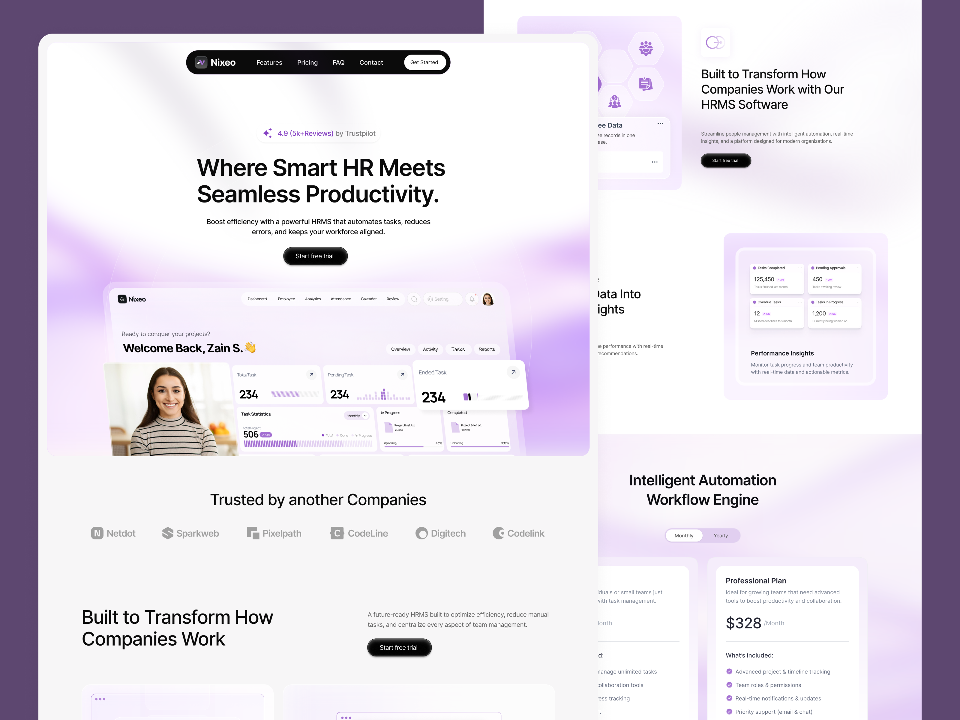 Example of Scalable Webflow Design & Development