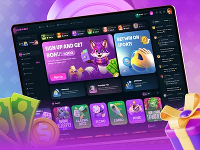 AURA.BET - Online Casino betting casino casino dashboard casino design casino gambling casino interface casino platform casino web casino website crash crypto casino gambling game game design gaming platform gaming website online casino plinko web design website
