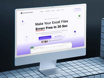 Spreadsheet Software - Excel Add-ins blog section faqs section features section footer hero section high conversion high conversion landing page landing page landing page design modern hero section partner logos service section testimonials website design