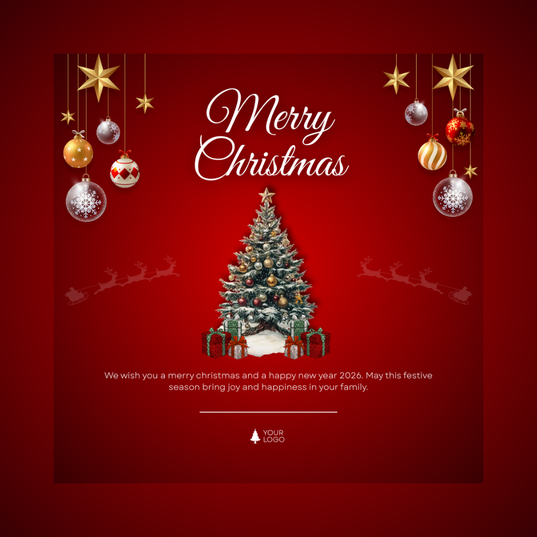 Merry Christmas Poster Design Instagram bells branding canva christmas post christmas poster facebook flyer graphic design instagram logo merry christmas design photoshop png social media