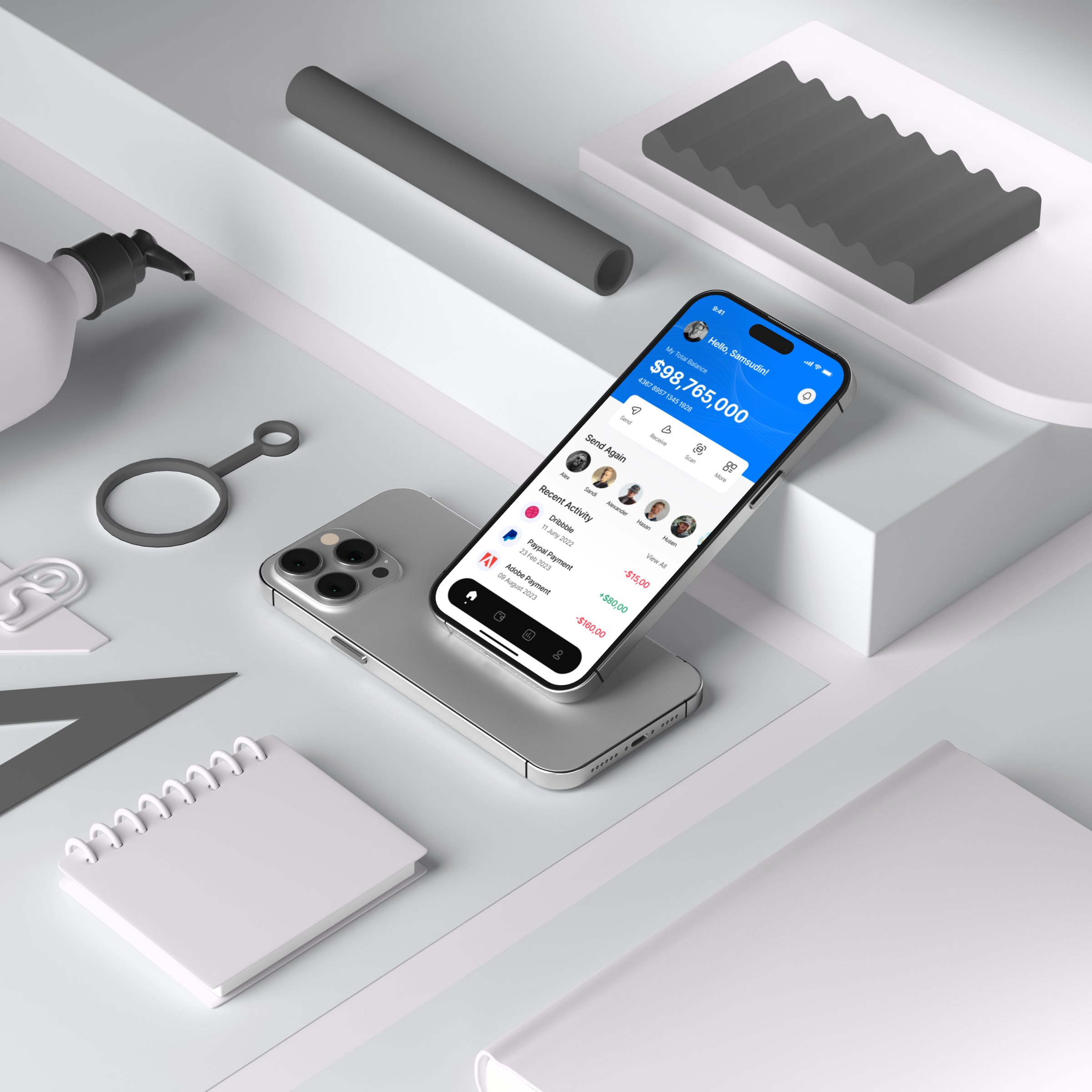 Sipaling Bank - Finance Apps bank banking card design finance mobile mobile bangking ui ux