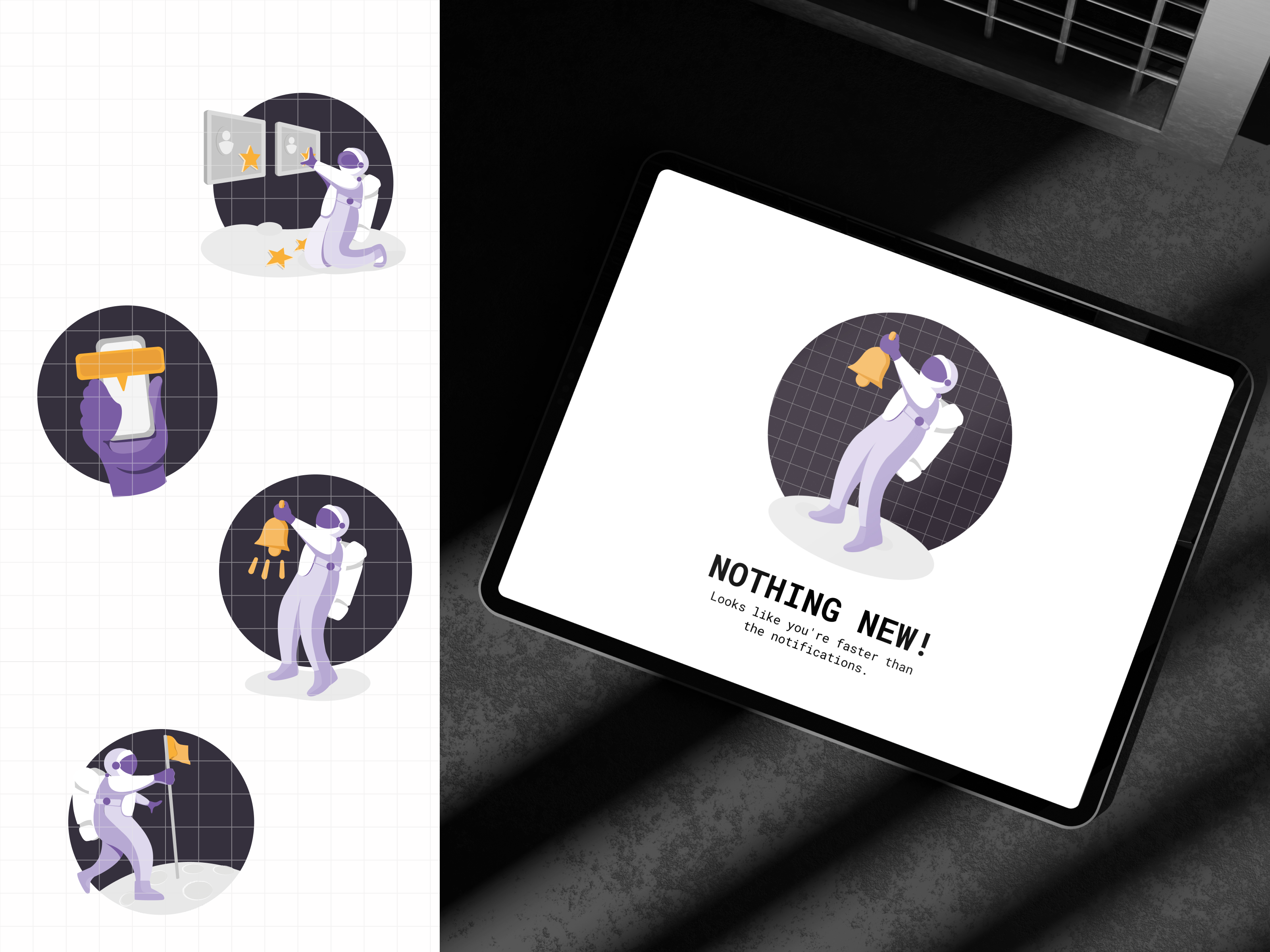 Elevating the Empty State Experience appdesign dailydesign designinspiration graphicdesign illustrationsystem interfacedesign startuplife uiux uxdesigners vectorart visualidentity webdesign