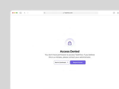 Access Denied (403) | Permission Required UI 403 error ui 404 access denied ui admin panel ui dashboard ui empty state empty state design error error state ui figma ui minimal ui modern ui design permission denied ui product design saas dashboard design security dashboard ux ui design web app ui