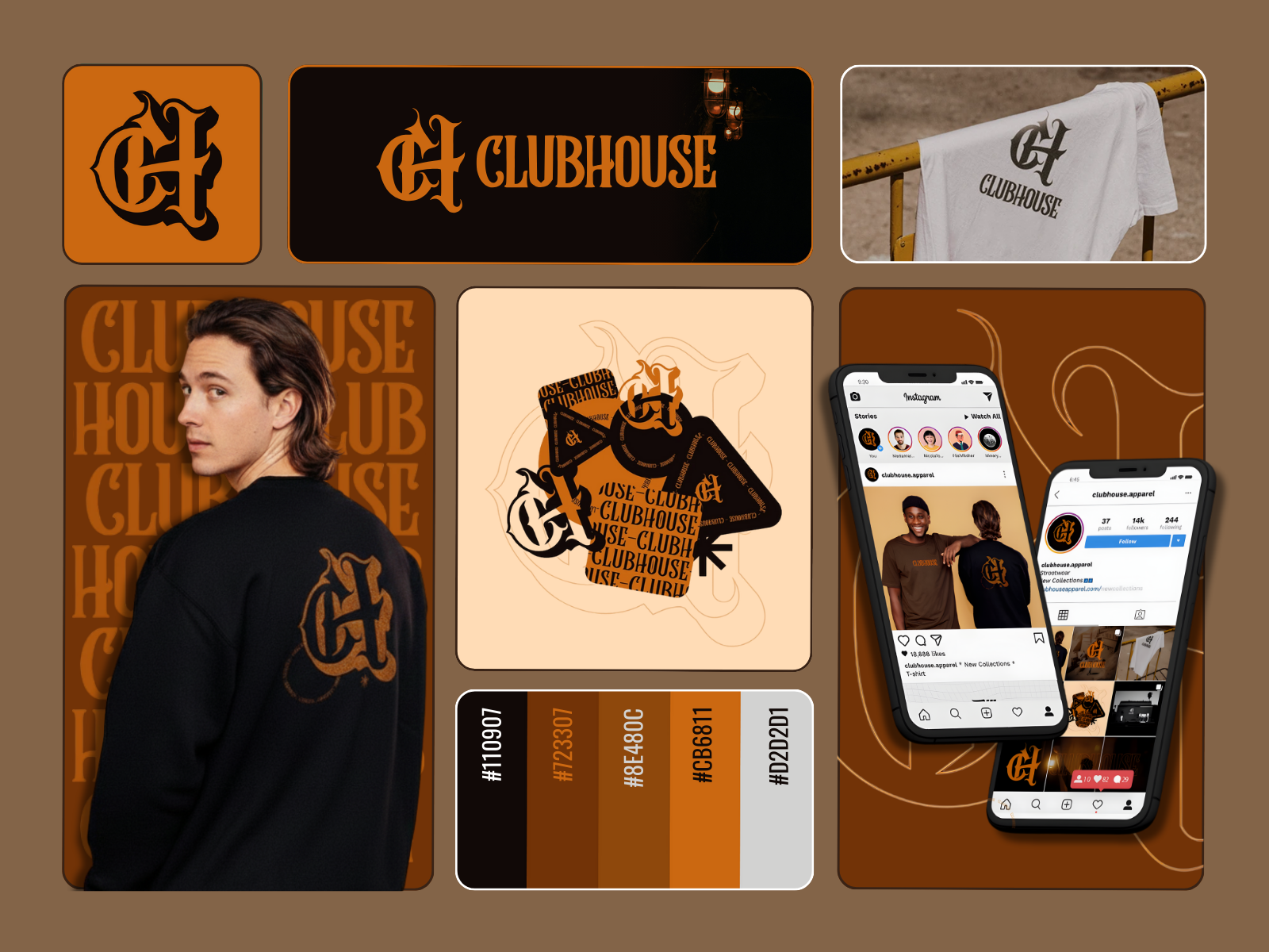 Example of Clean & Consistent Fashion Branding