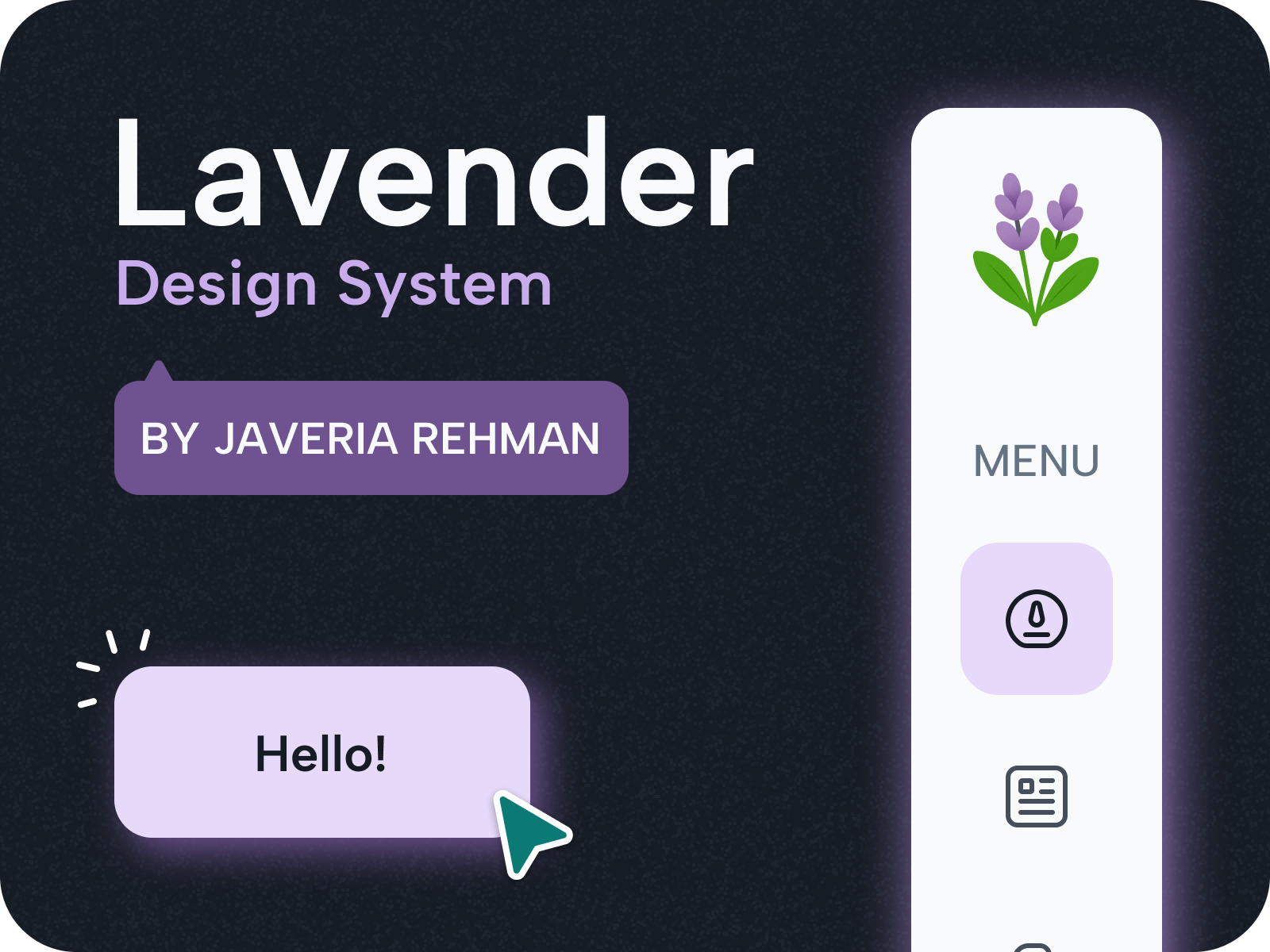 Lavender Design System branding designsystem ui ux