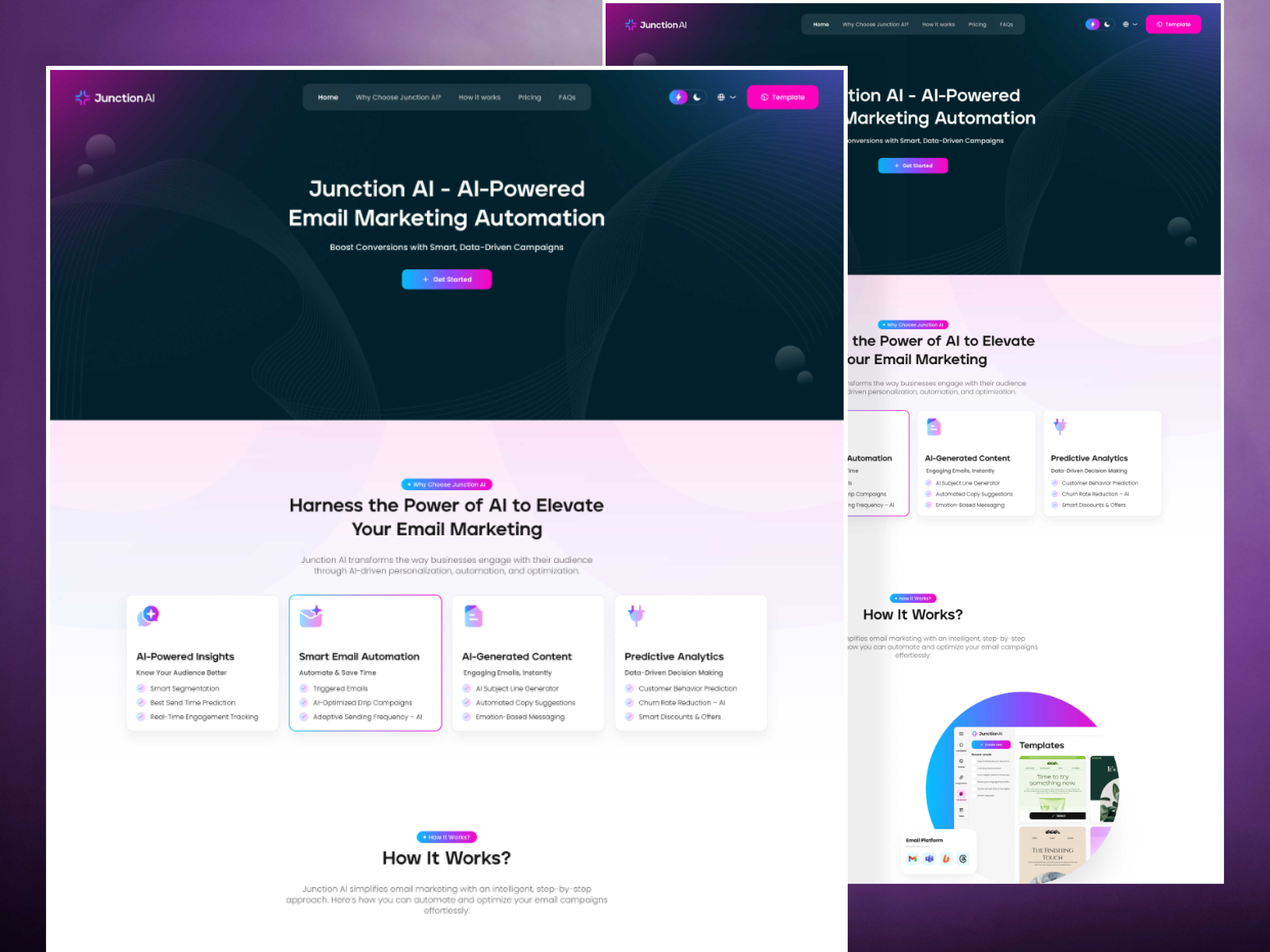 Example of Premium Ai Startup Landing Page Design