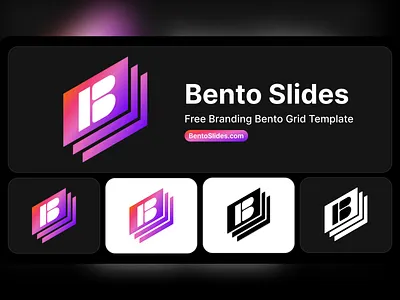 Branding Bento Grid Template bento bento grids bento slide bento slides branding graphic design logo