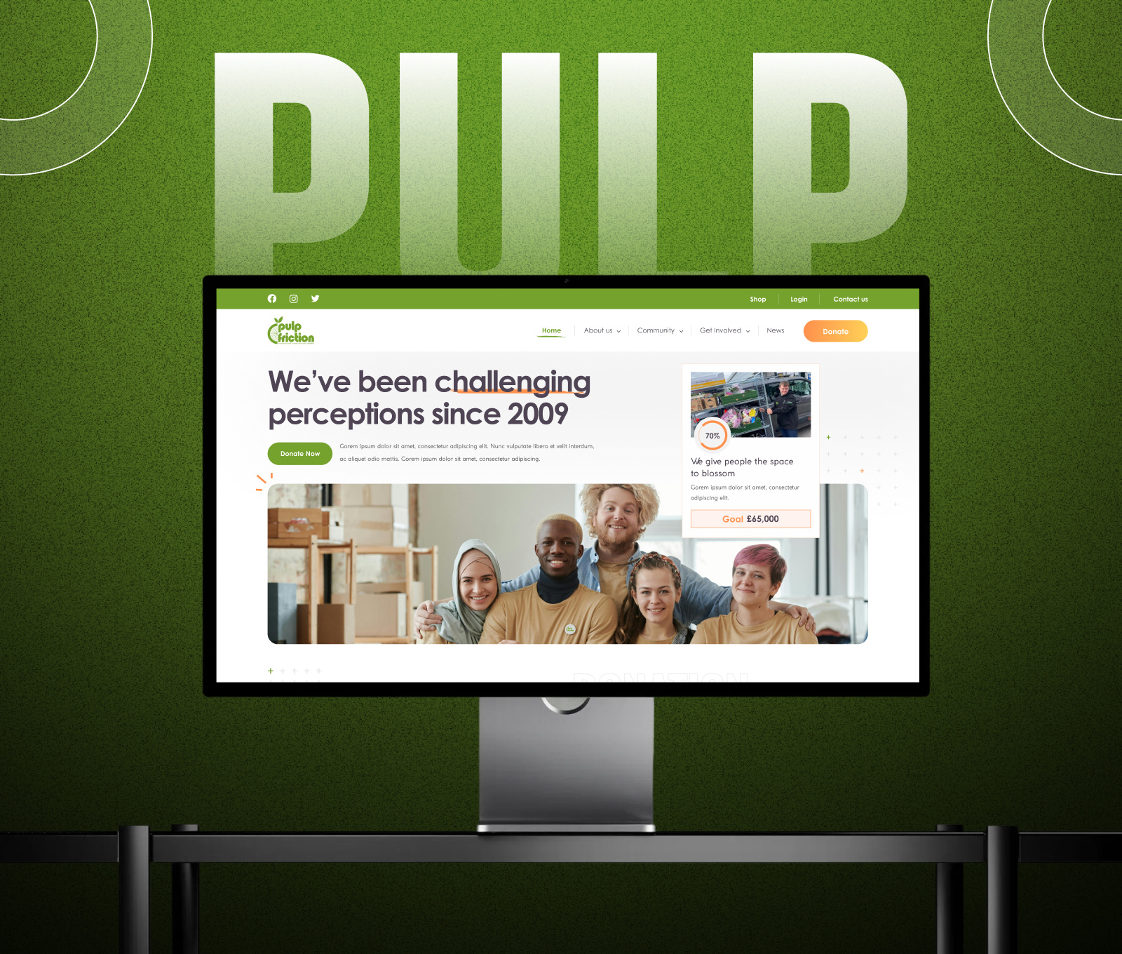 Non-Profit Website UI/UX Design | Apptechies community platform community website ngo non profit ui design uiux web website design