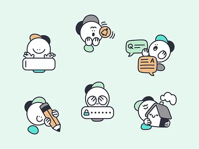 App UI in Great Karl Hands app ui branding drawing edit editorial hand drawn home illustration illustration pack illustration system illustrator input karl minimal notification password qa vector