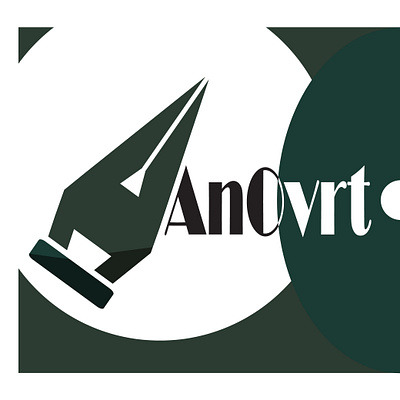 AnOvrt Logo 2d logo app branding design graphic design illustration logo logo design personal branding typography ui ux vector