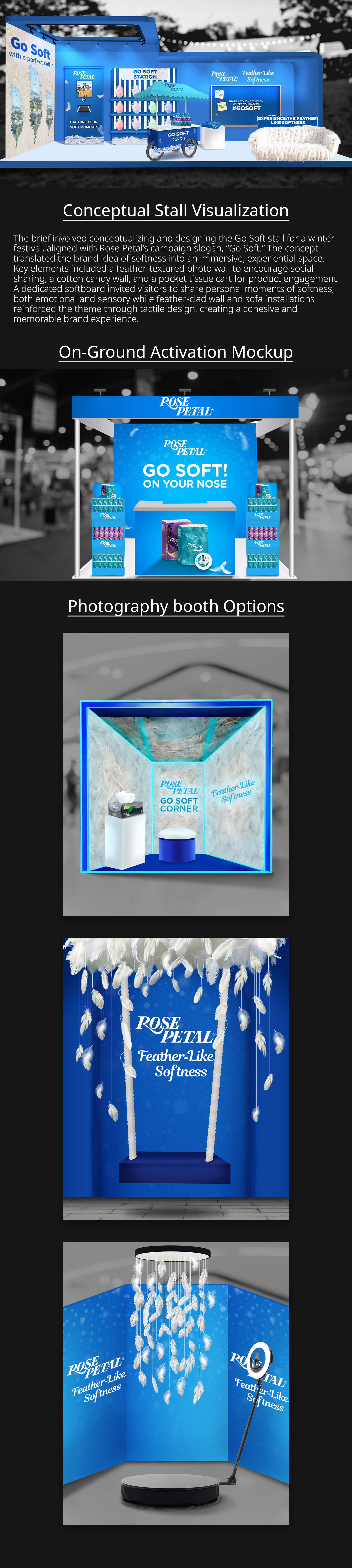 Stall Visualization design on ground activation stall activation stall mock stall visualization