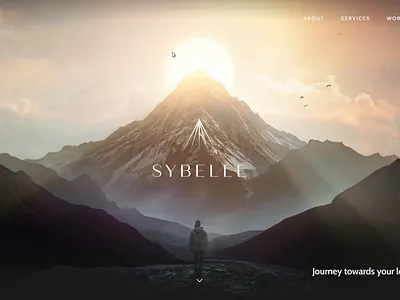 Sybelle — Branding & Marketing Agency Landing Page agency agency website animation dark ui landing page minimal modern parallax scroll animations testomonials web design webdevelopment