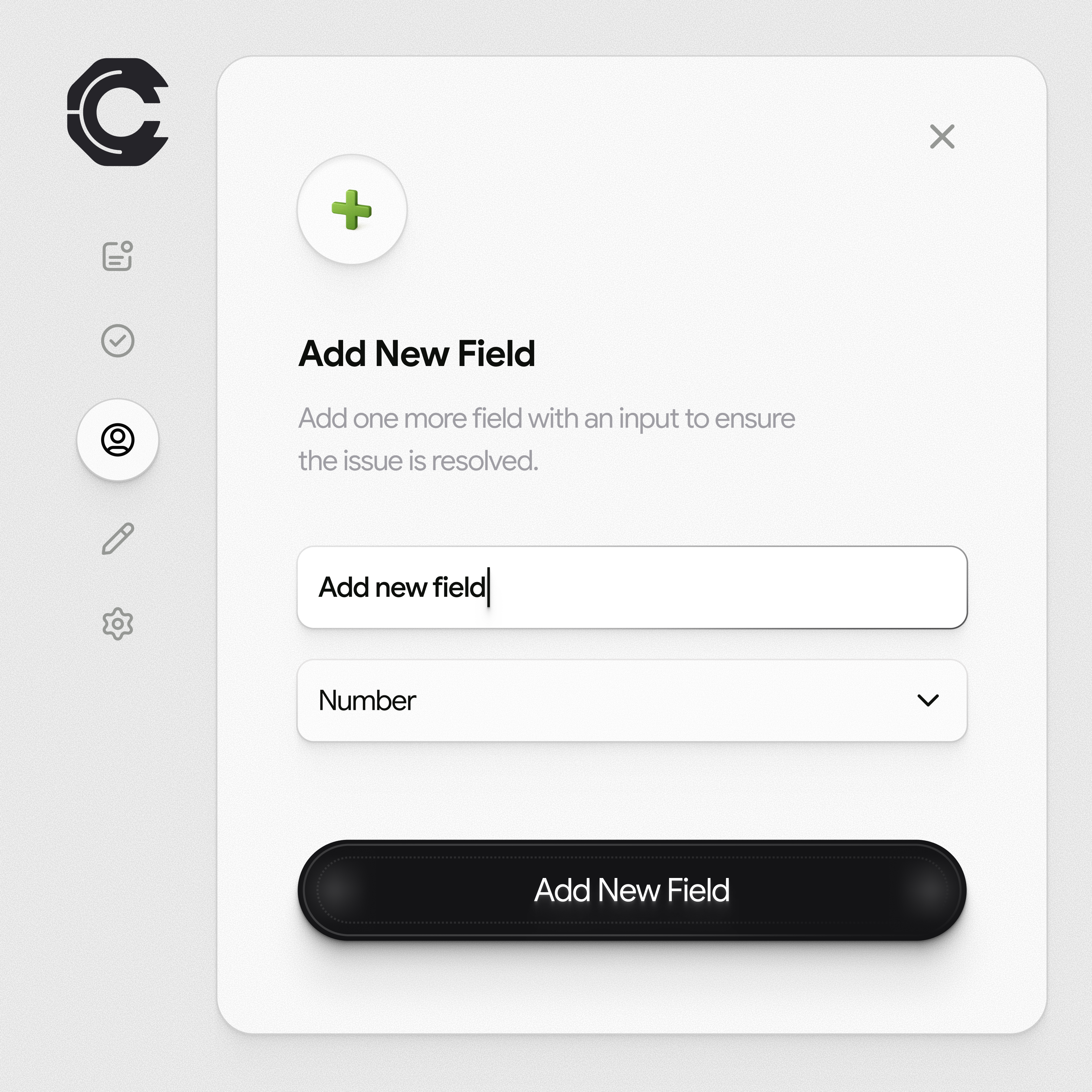 Add a new field. add to group add your first customer crm crm dashboard customer list customer list ui customer profile notes dashboard customer table dashboard design empty states import customers match field new customer notification web app product design task to do the customer list upload spreadsheet web app design website editor