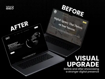 VivoSeo – Website Rebranding animation branding css design figma graphic design html illustration logo marketing ui ux web design website