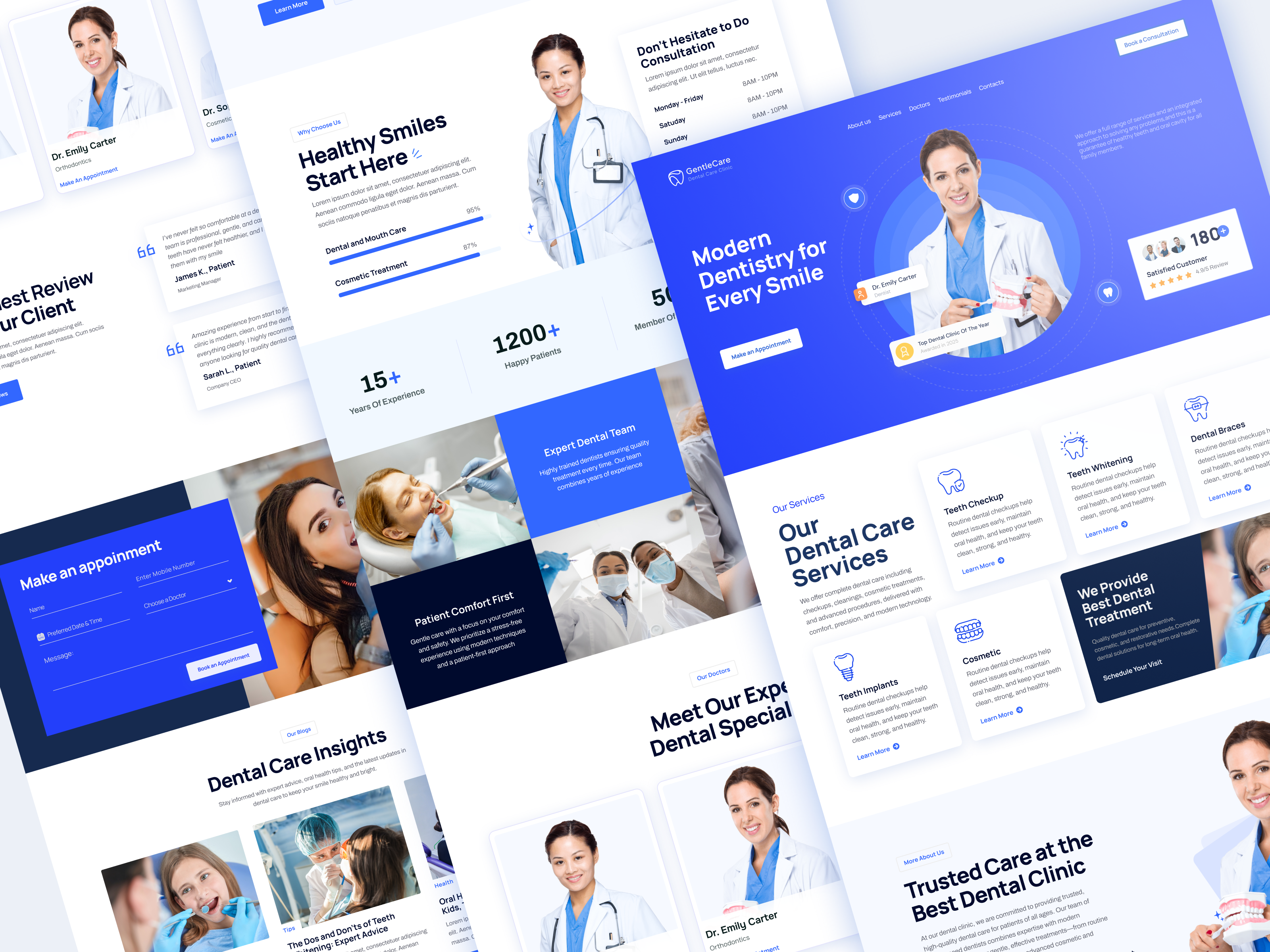 Dental Clinic Website Design | Modern Dental Care UI UX appointment booking ui cosmetic dentistry website dental appointment website dental care dental clinic dental clinic ui ux dental clinic website dental services dental website dental website ui ux dentist ui ux dentist website design healthcare ui healthcare website design medical website modern dental ui modern dental website oral health web design teeth care website web design