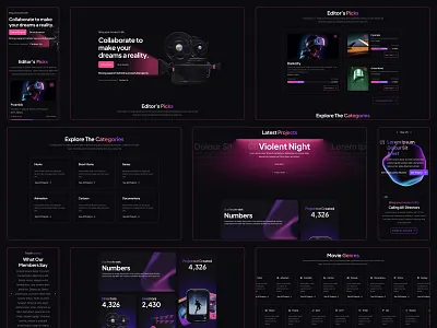 Startup Website Ux-Ui Design dark dark ui dark web design dark website landing page mobile ui mobile website design responsive design responsive website startup ui user experience user interface user interface design ux ux ui design web web ui website website design