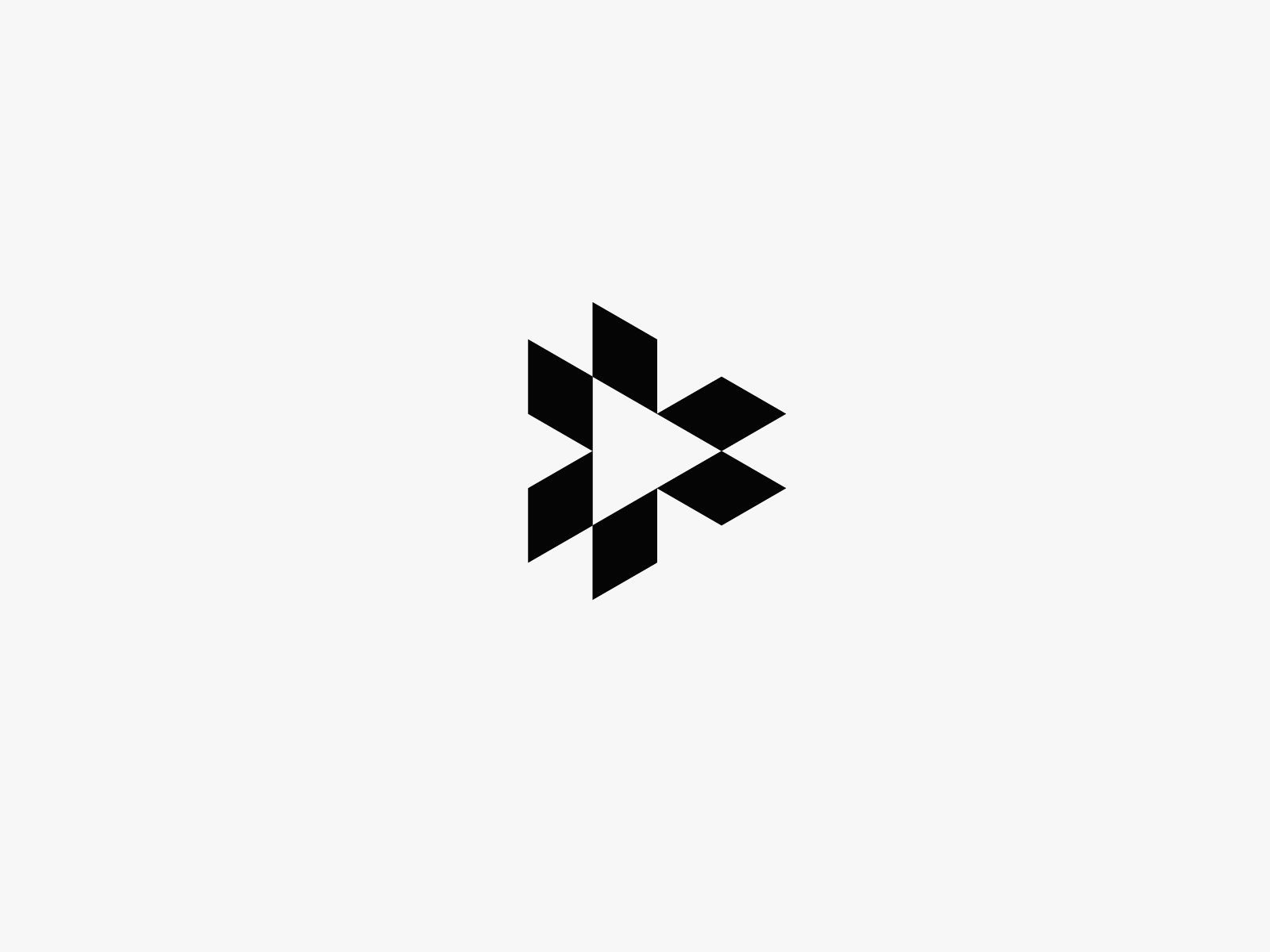 Forward Pixel – Abstract Tech Mark arrow branding brandmark data blocks forward geometric growth isometric logo design logo for sale media brand play button saas startup logo tech logo vector video logo