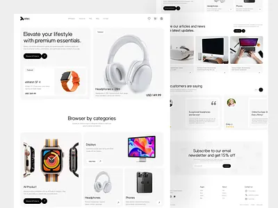 etec - E-commerce Website Design design e commerce e commerce website e shop ecommerce ecommerce website ecommerce website design landing page shop shopify shoping shopping ui web web design website