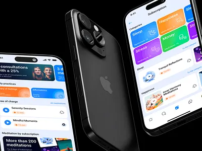 Psychological assistance service app app design branding graphic design psyhology ui uikit ux