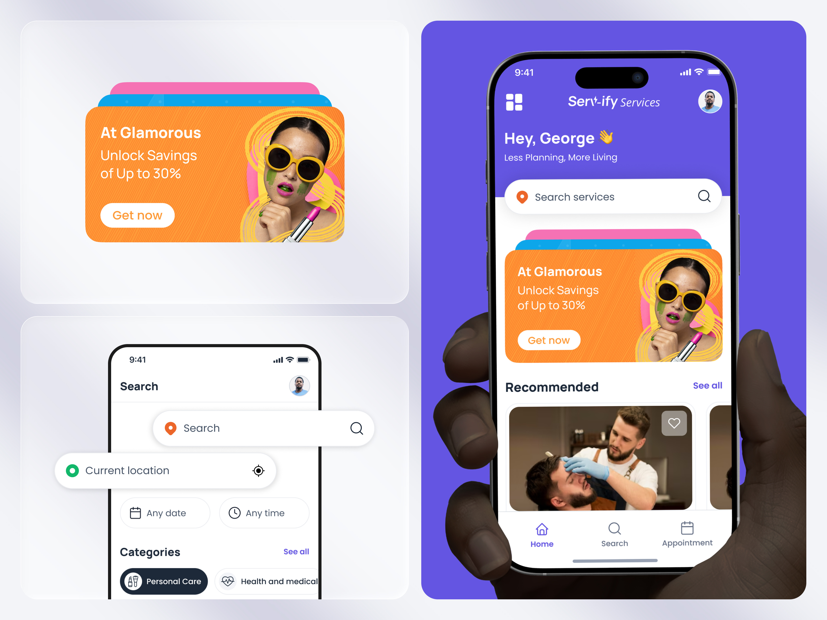 On-Demand Service App UIUX Design app app design app ui app uiux booking app design design system focotik healthcare app ios app lifestyle app mobile app design multi service app on boarding on demand services ondemand delivery app ui ui design ui ux design