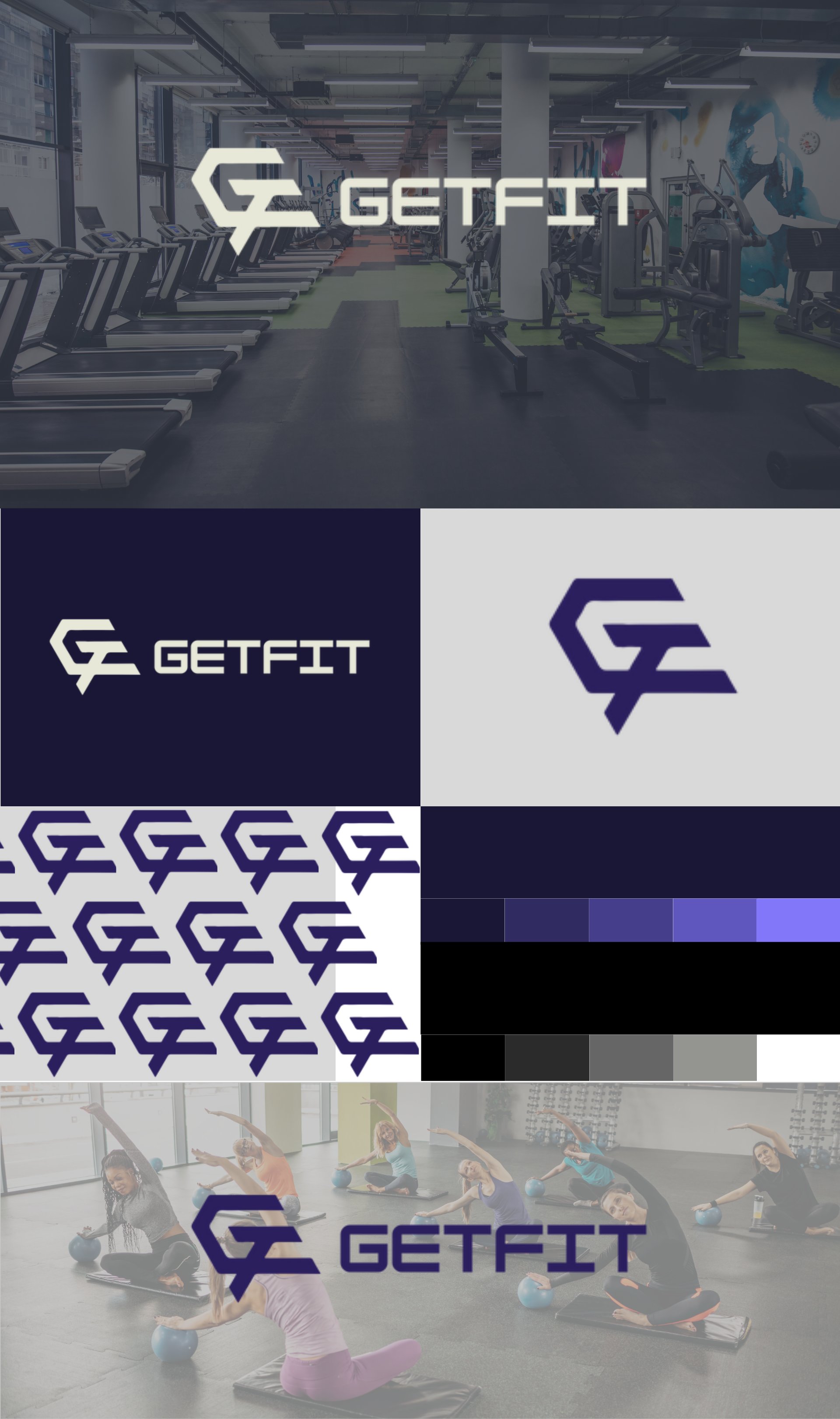 Branding Identity brand brand identity branding branding identity color design fitness getfit graphic design gym logo logo design