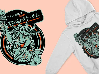 Liberty, reimagined. 🗽 apparel design brand design branding clothing brand design graphic design illustration merch design photoshop retro sreetwear streetwear design t shirt design vintage